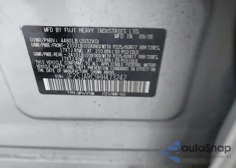 2017 Subaru Forester 2.5I Limited z USA, uszkodzony, nr VIN JF2SJARC9HH473242